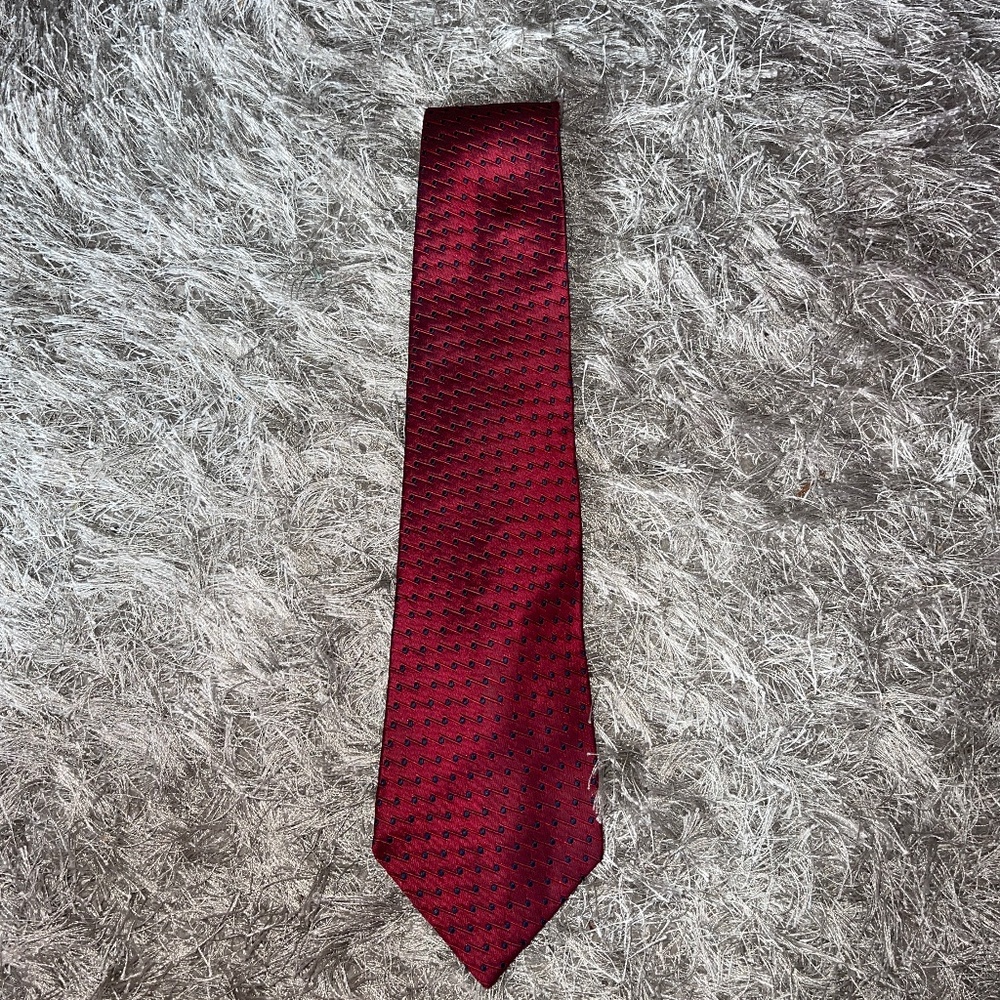 Tommy Hilfiger Red and Blue Tie